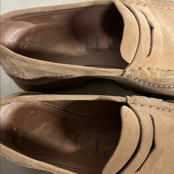 Pedro Garcia Sebas Lug Sole Penny Loafer Suede Women’s 37 - Picture 8 of 8